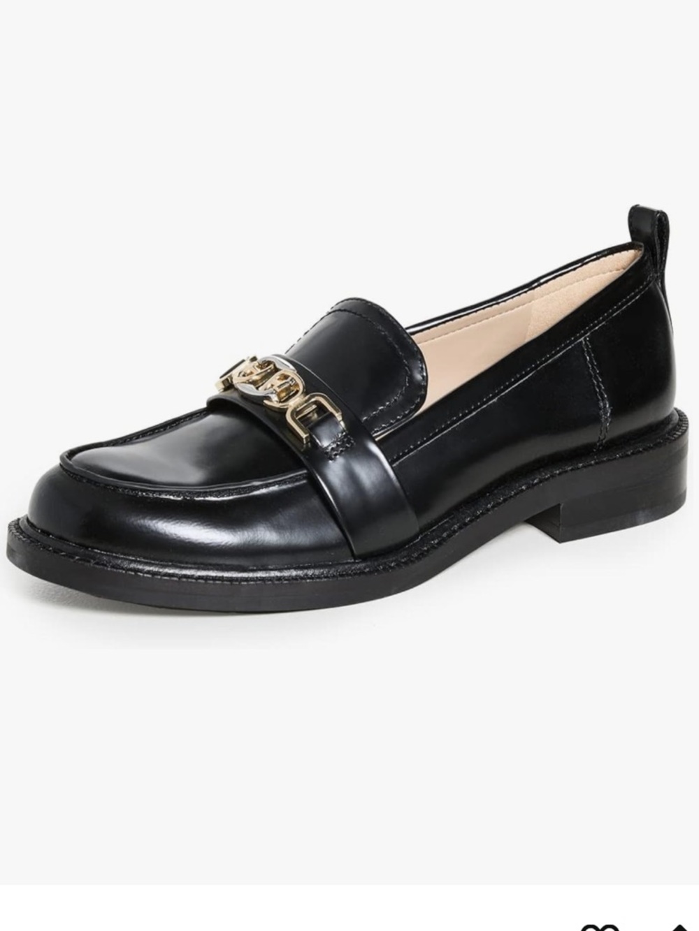 Sam Edelman Christy Loafer with Gold Chain Detail